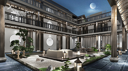 仲景養(yǎng)生小鎮(zhèn)禪意民宿酒店設(shè)計(jì)